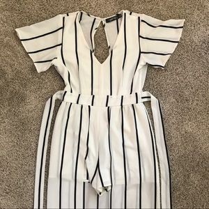 Striped Jumpsuit
